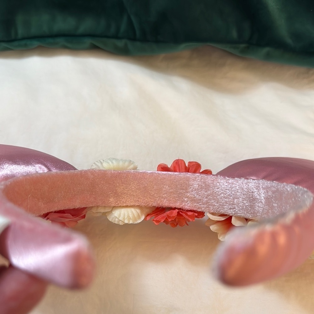 Disney Pink and Orange Seasonal Headband Ears - Picture 4 of 6